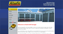 Desktop Screenshot of alsafestorage.com.au