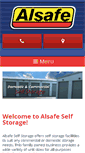 Mobile Screenshot of alsafestorage.com.au